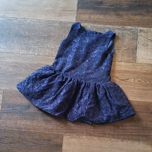 George Navy Lace Kids Dress